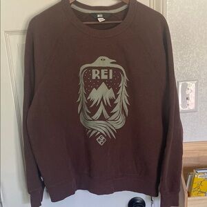 REI Brown Mountain Graphic Crewneck Sweater